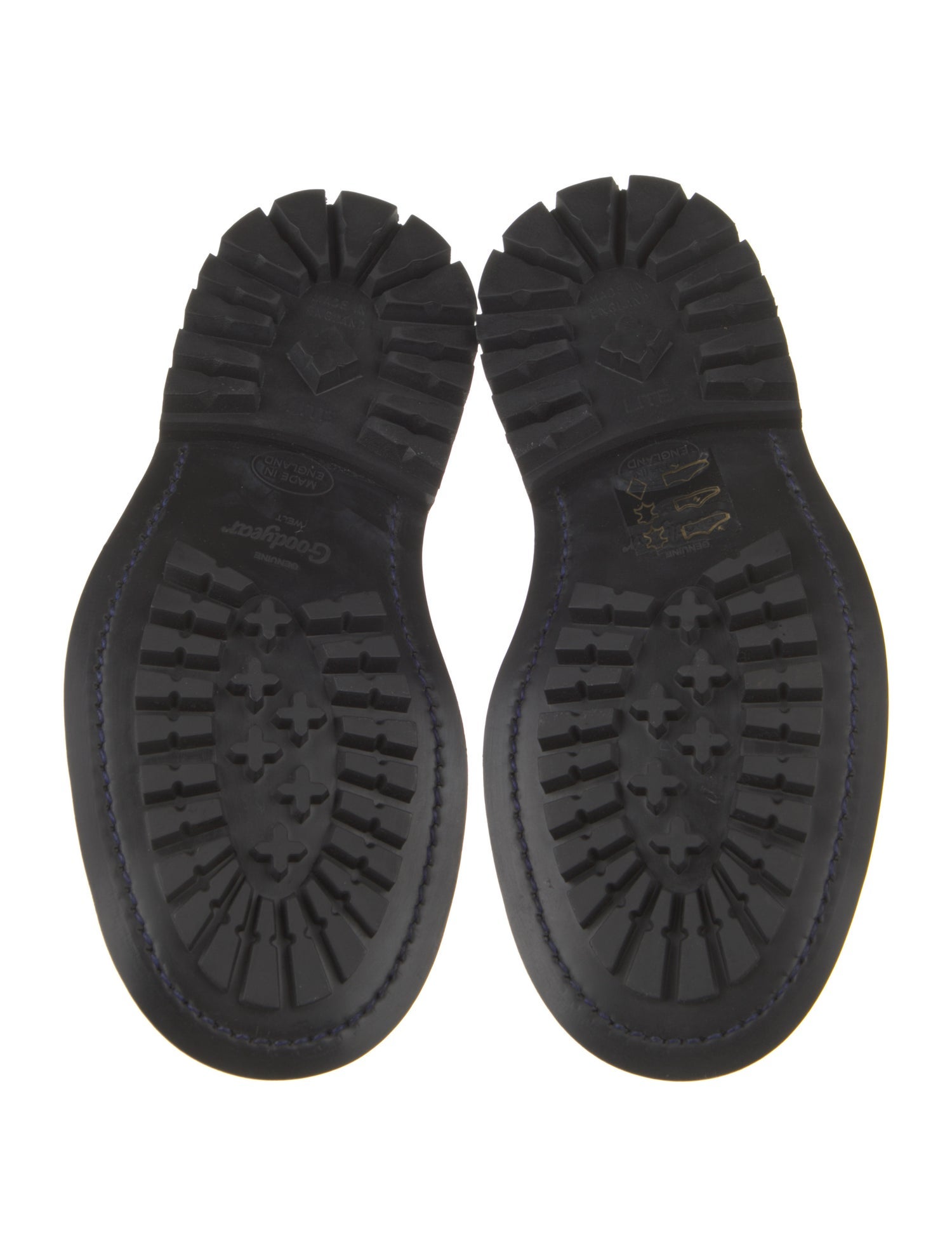 Burberry Leather Lasercut Accents Oxfords